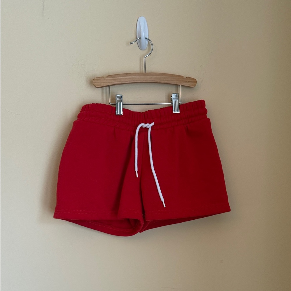 Love Streak Vibrant Red‎ Women's Athletic Shorts